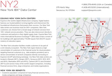 equinix ny2 hartz way.